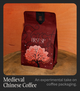 packaging design for coffee brand